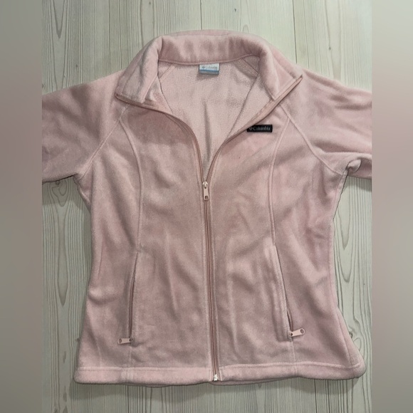 Columbia Women's Light Pink Fleece Jacket - Picture 2 of 7